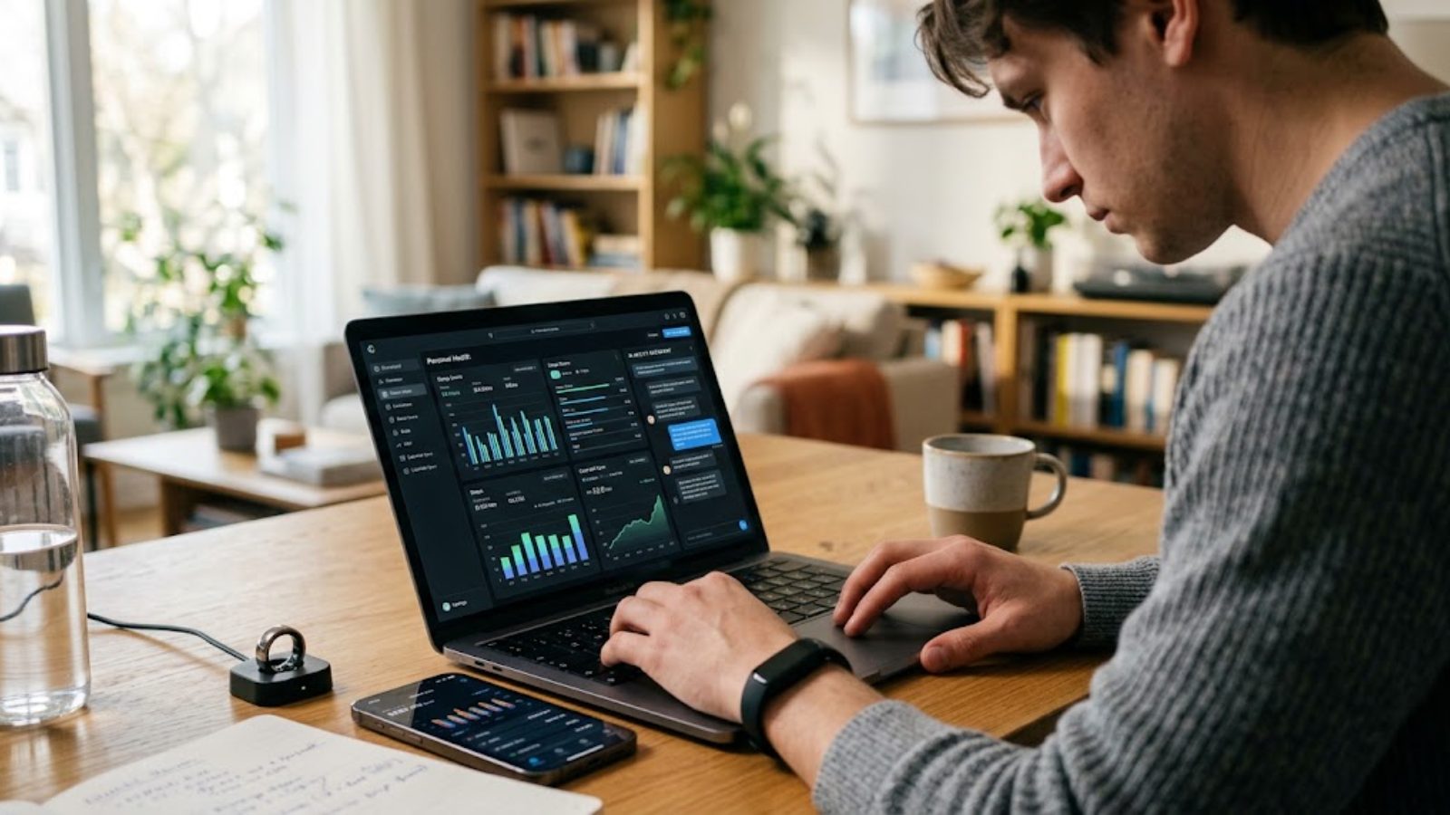 A growing tribe of health obsessives pipes wearable, sleep, and even calendar data into AI chatbots — building personal health dashboards their doctors never ordered.