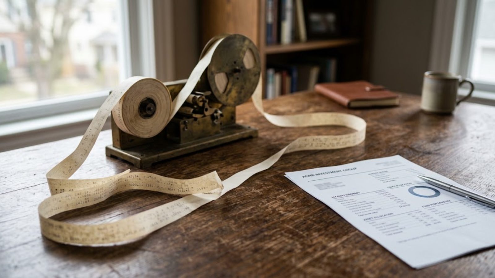 Fifty years of ticker tape: since Vanguard’s first index fund launched, passive strategies have grown to control more than half of U.S. fund assets.