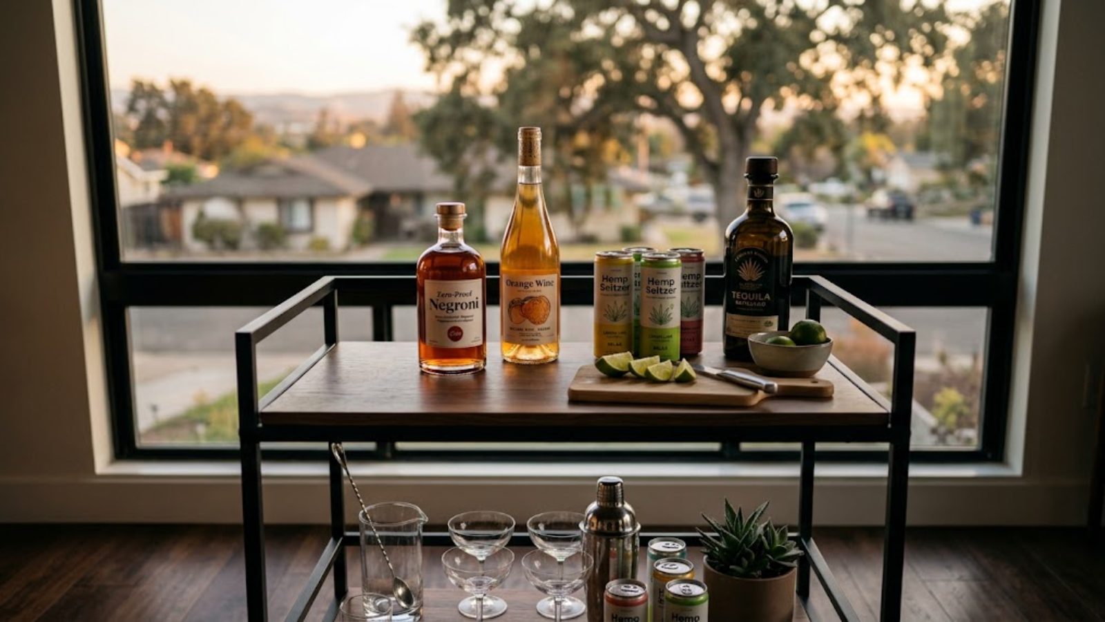 From dive bars to high-end taverns, drinking culture is tilting toward bubblier, lower-proof and zero-proof options — and the home bar is following.