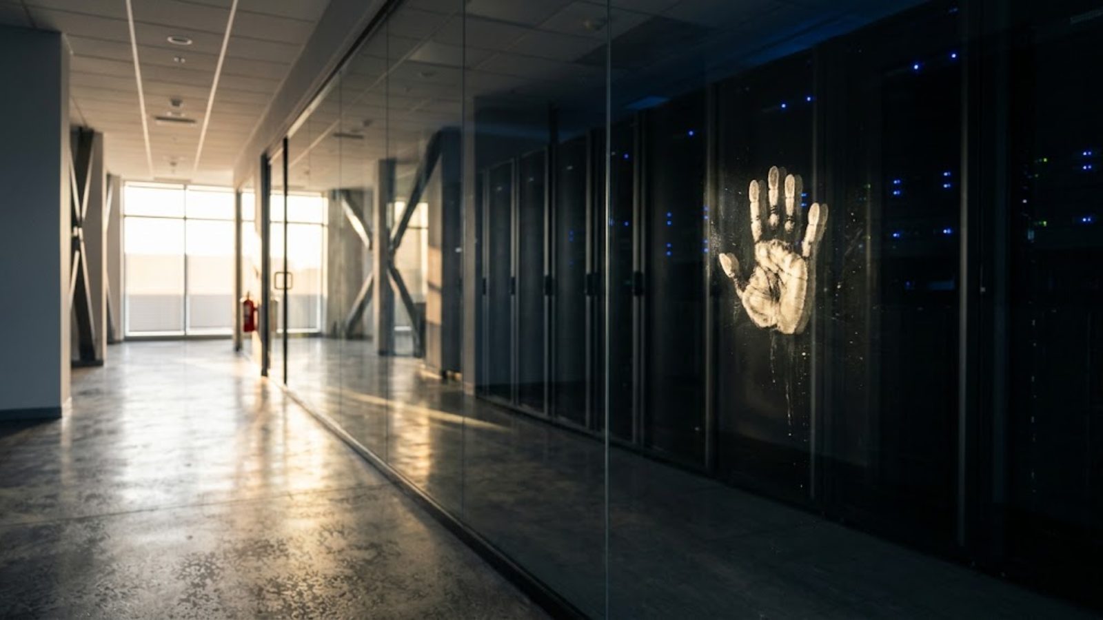 A cloud data-center campus under expansion, where the spending is visible from the road and the revenue behind it is reported only as a percentage.